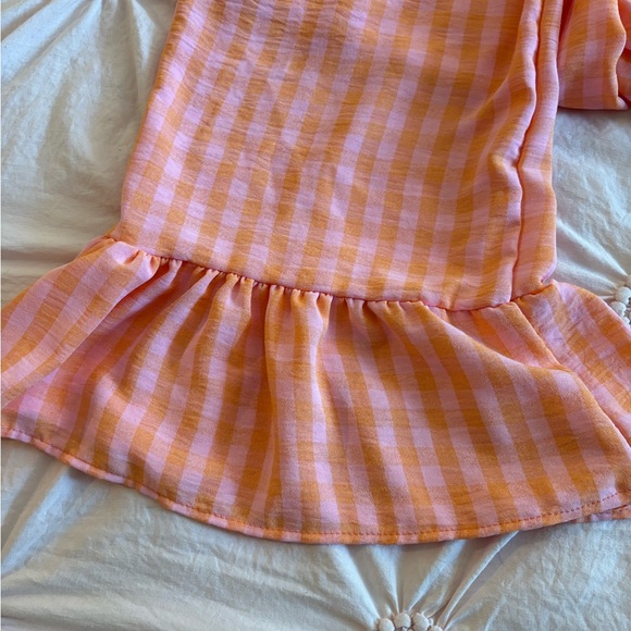 Cocomccall Gingham Girl Pant // Peach - Picture 5 of 8